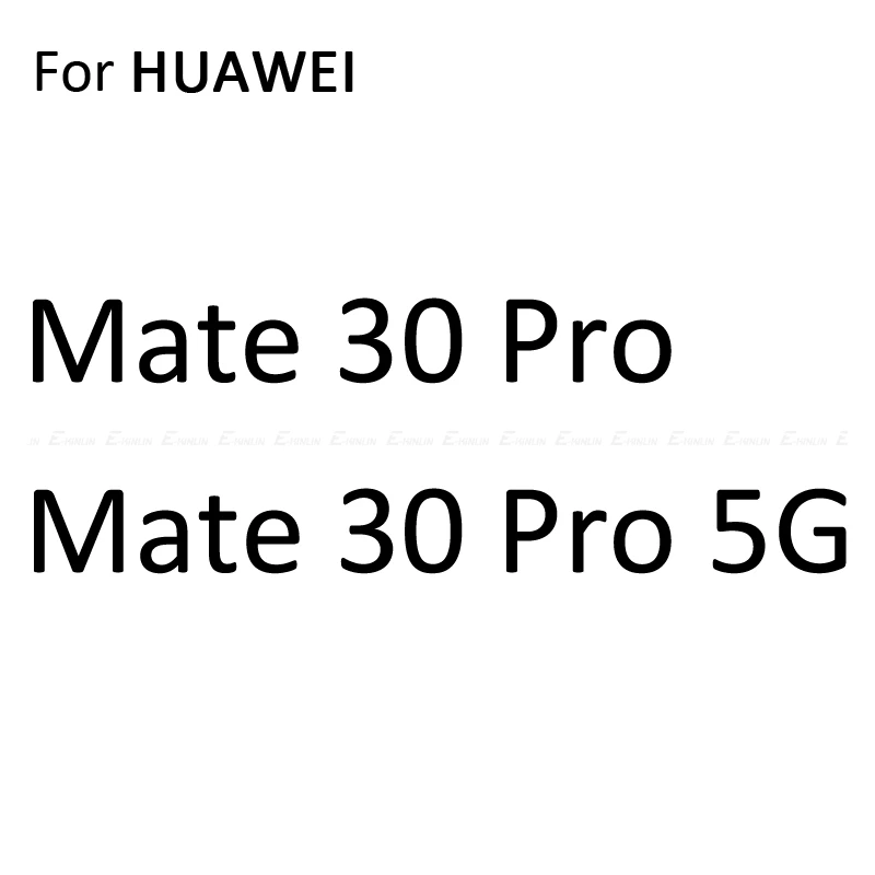 For Mate 30 Pro Защитная пленка на заднюю панель для huawei mate 30 RS 20 20X X 5G 10 9 Lite Pro из углеродного волокна, защитная пленка, не стекло - Цвет: For Mate 30 Pro