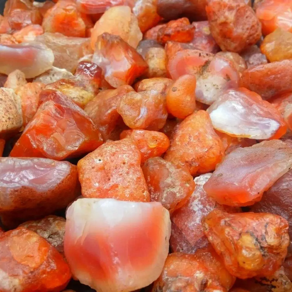 50 г натуральный грубый Сердолик Красный Агат необработанный камень DIY