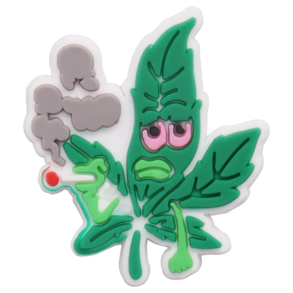 1PCS Cute Shoe Charms Skull Bow Candle Ghost Leaf Grim Reaper Pumpkin Hat I Smell Fear On You Croc Jibz Buckle Shoes Ornaments - купить по