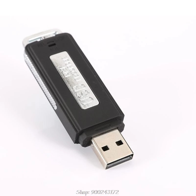 Миниатюрный Перезаряжаемый USB-накопитель 8 ГБ диктофон для записи 70 часов