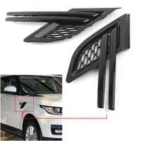 Car Grille Side Vent Mesh Grill For Land Rover Range Rover Sport RRS 2014 2015 2016 2017 2018 2019 Black ABS Plastic