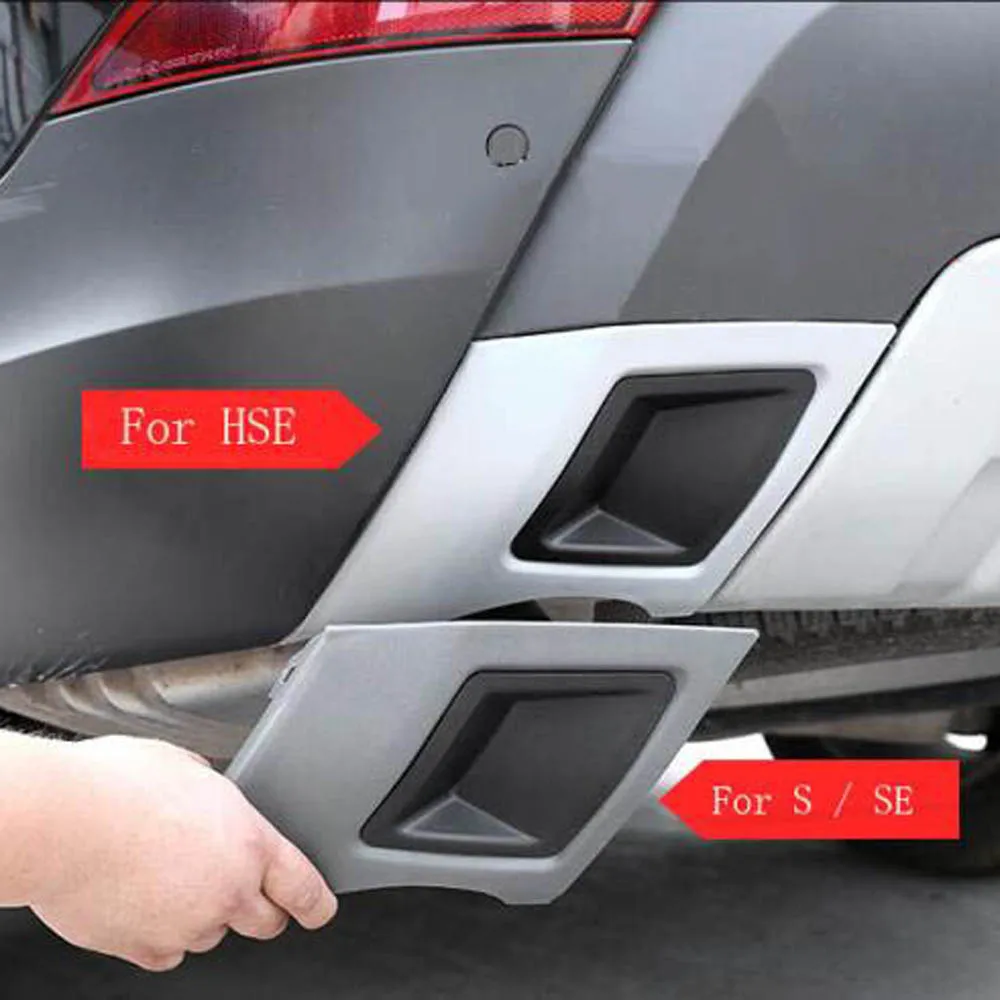 Задний бампер Защита Торцевая труба декоративная накладка наклейка для Land Rover Discovery 5 lr5 внешние