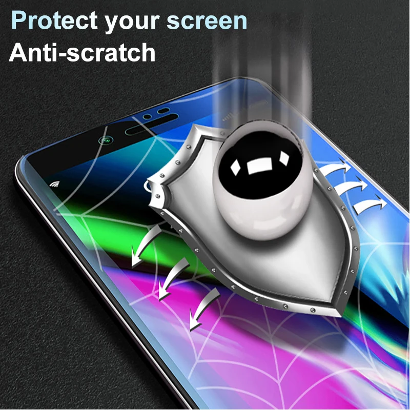 Мягкая Гидрогелевая пленка 25D для iphone 7 8 Plus X 10 Защита экрана XS MAX XR 6 6S полное