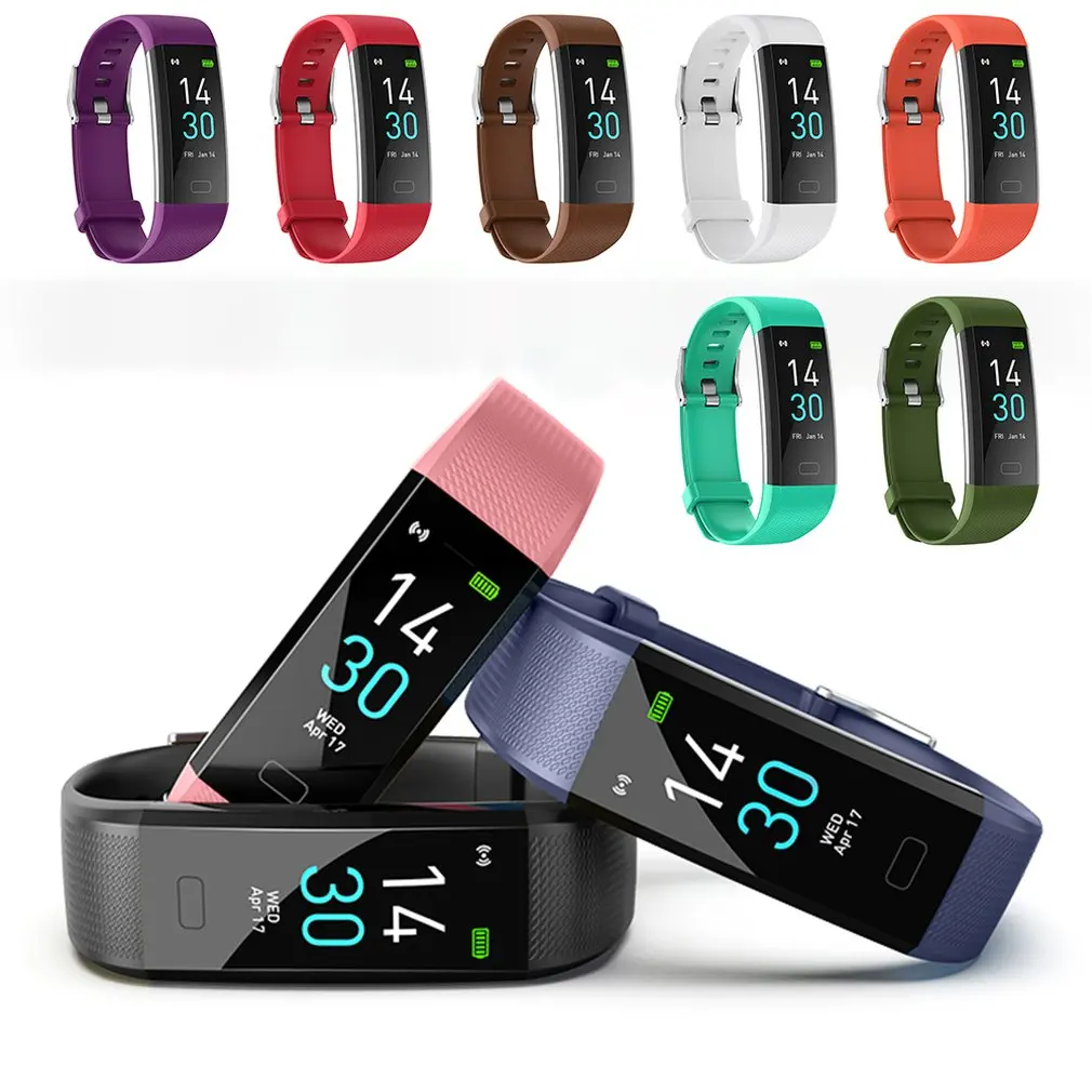 Runmifit S5 Смарт-часы с монитором здоровья черные фитнес-трекер Беспроводные