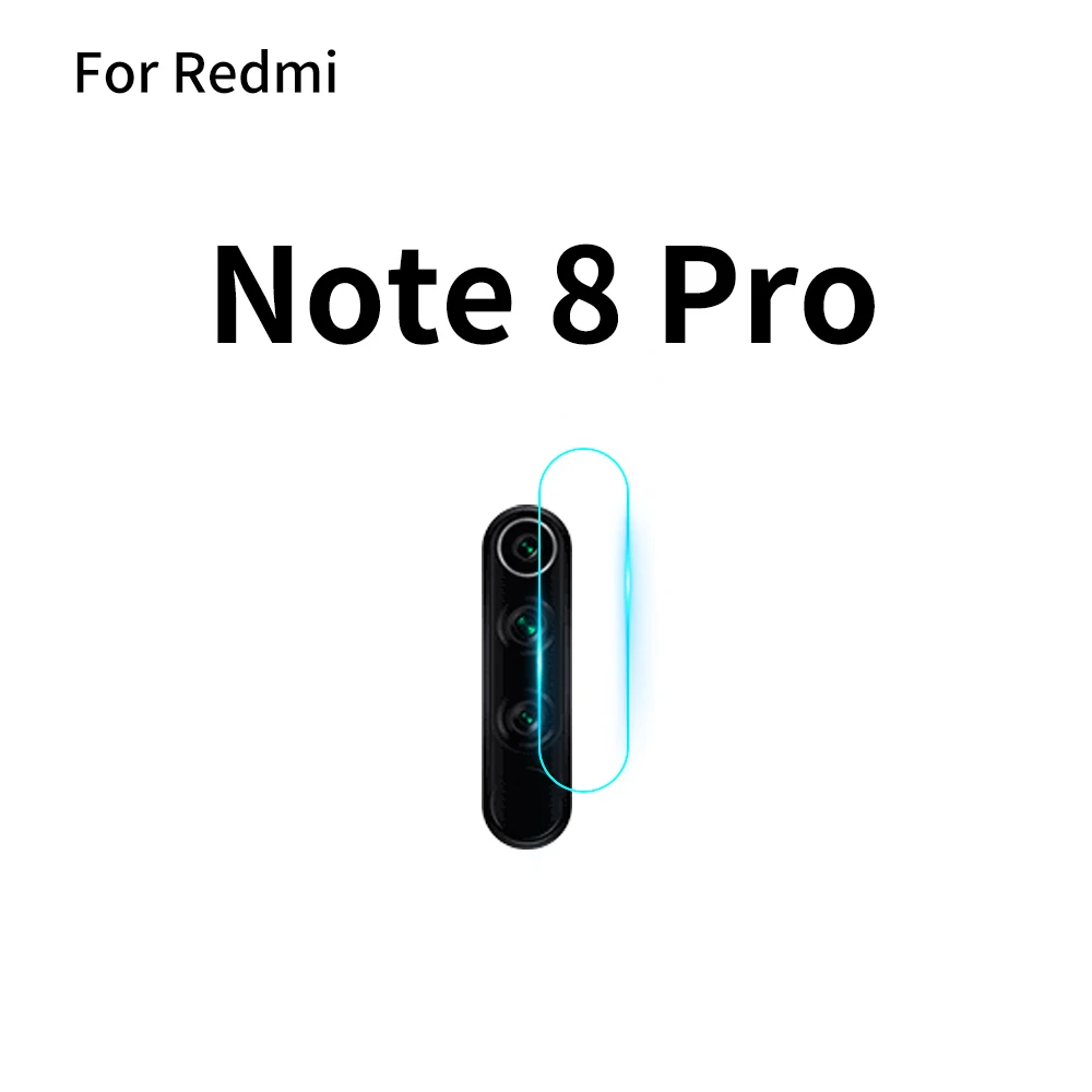 Для Xiaomi Redmi Note 7 Pro Защита 9H Твердость Закаленное стекло задняя камера объектив протектор стекло Redmi Note 7 8 Pro Аксессуары - Цвет: Redmi Note 8 Pro