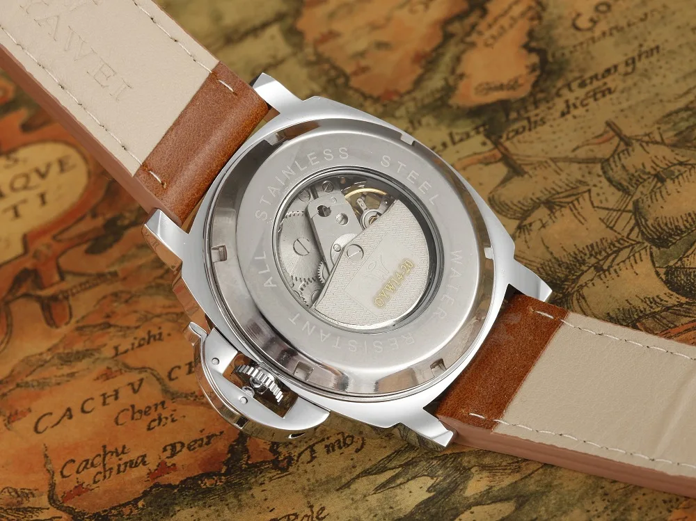 

2020 men mechanical wristwatches Luxury Brand Fashion Leather Watch Men clock Automatic Mechanical Skeleton Waterproof Watches