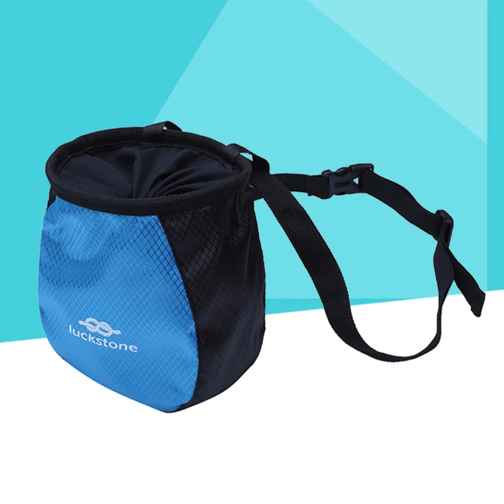 

Climbing Weightlifting Bags Outdoors Gymnastics Chalk Pockets with Belt (Red)