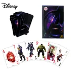 Дисней мультфильм шаблон покер лед Романтика бумажная покерная карта Мстители Бумага покер Повседневная настольная карточная игра