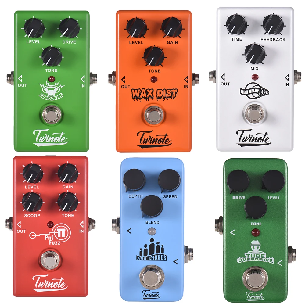 twinote gitarre effekt pedal processsor elektrische gitarre effekt pedal voll metall shell gitarre pedal gitarre zubehör pedal free global shippi