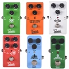 Педаль для гитары Twinote, обработчик эффектов, педаль эффектов для электрогитары, полностью металлическая металлический корпус для гитары, аксессуары для гитары