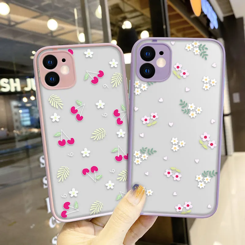 

Phone Case For Iphone 12 Pro Max Cases Luxury Transparent Hard Fundas On Iphone 11 7 8 XR XS Max 6 6s Plus Mini Iphone12 Cover