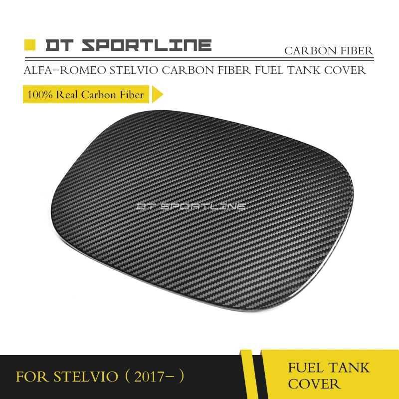 100% реальный углерод для Alfa Romeo Stelvio SUV Джулия углеродное волокно крышка топливного