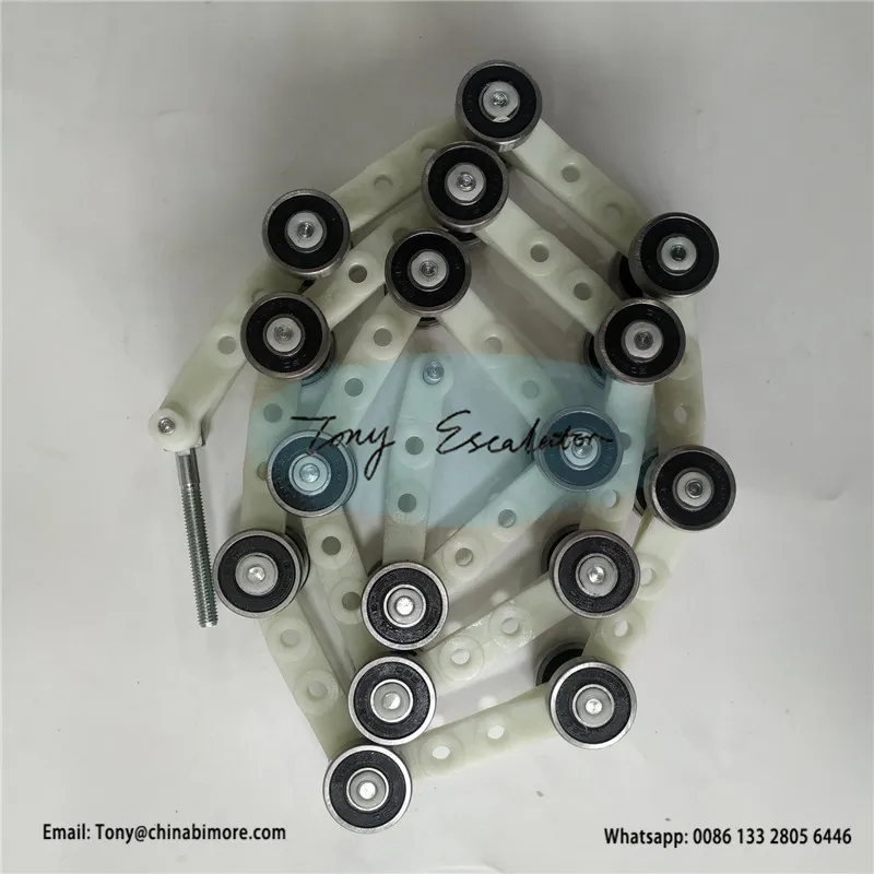 SCNC003 эскалатор Newel цепь 50645230 50630113 одна вилка 16 звеньев для SCHINDLER|Запчасти