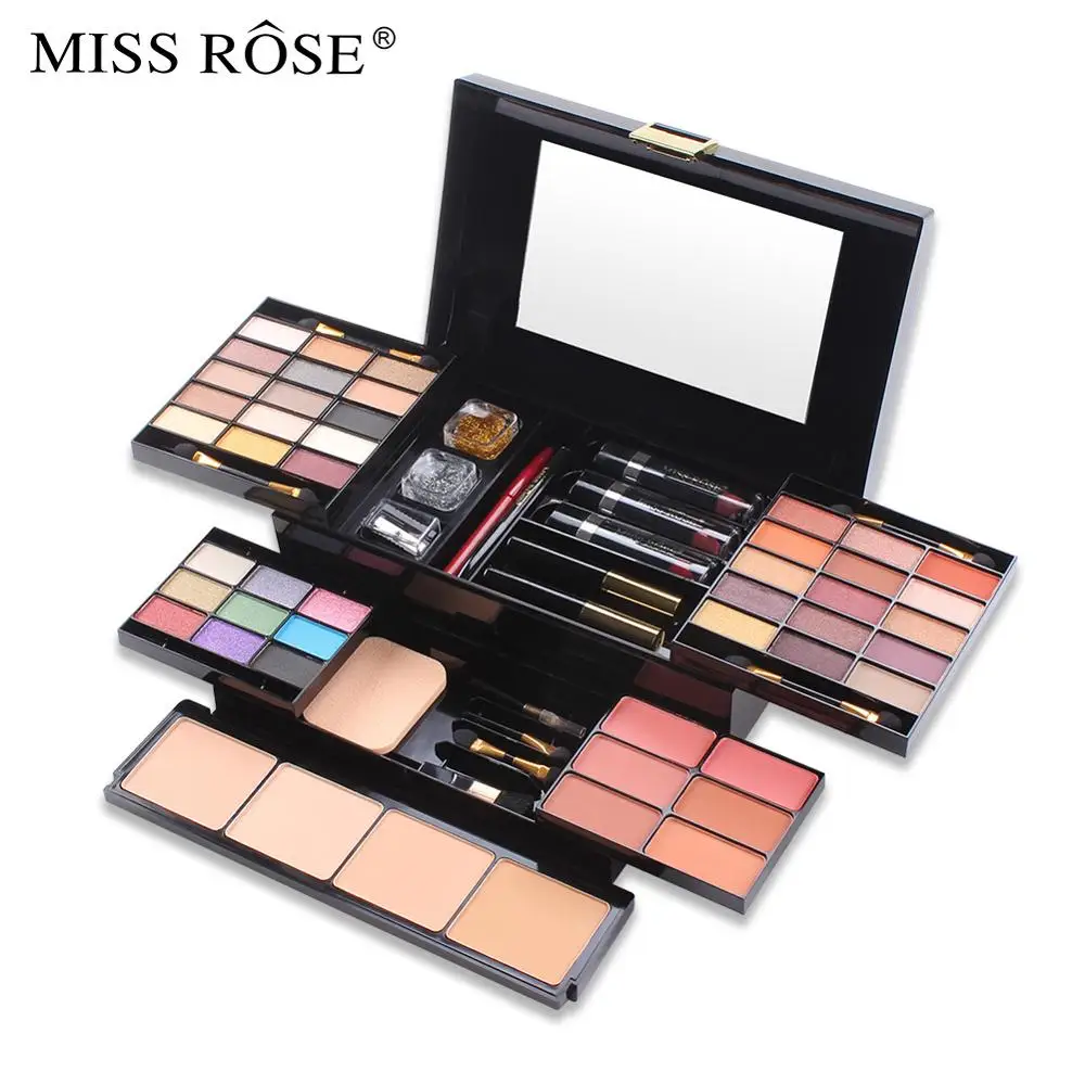 

Epacket Makeup Set Eyeshadow Powder Contour Blush Lipstick Eyeliner Palette Box Set Makeup Kit de Maquiagem Cosmetics