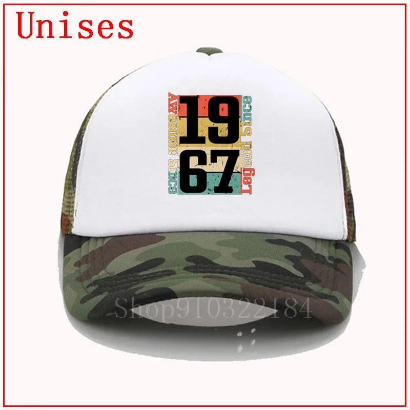 51th Birthday Shirt Awesome Since 1967 Funny Gift Idea Editio men baseball cap women dad hats designer casual ball caps | Аксессуары для