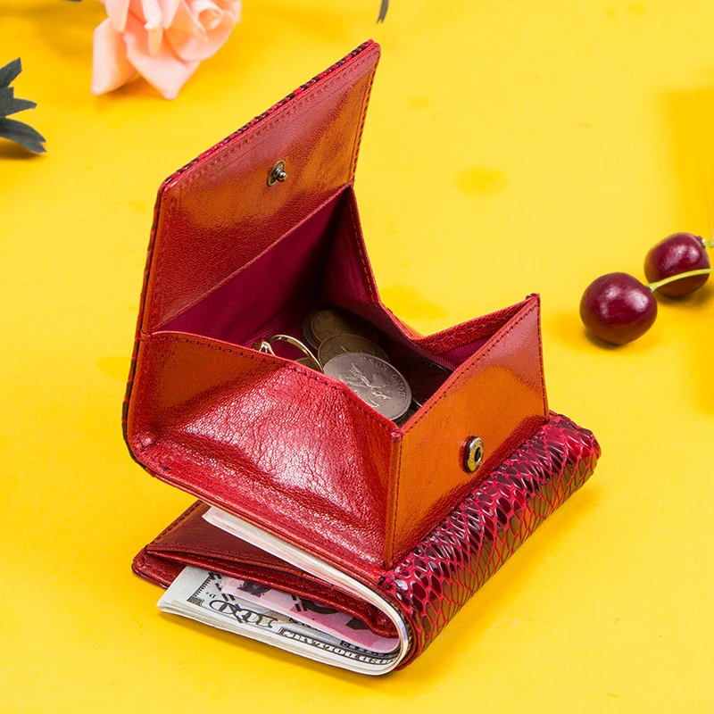 Женские кошельки Contact's из 100% натуральной кожи Женский кошелек с отделением для