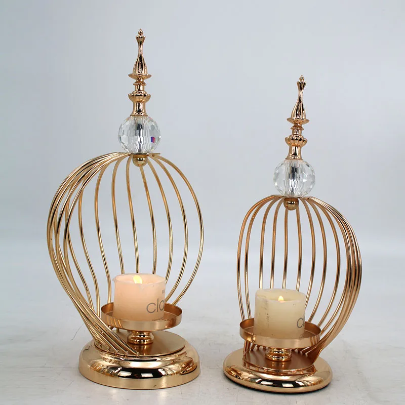 Металлический полый подсвечник ручной работы светильник для чая украшение дома