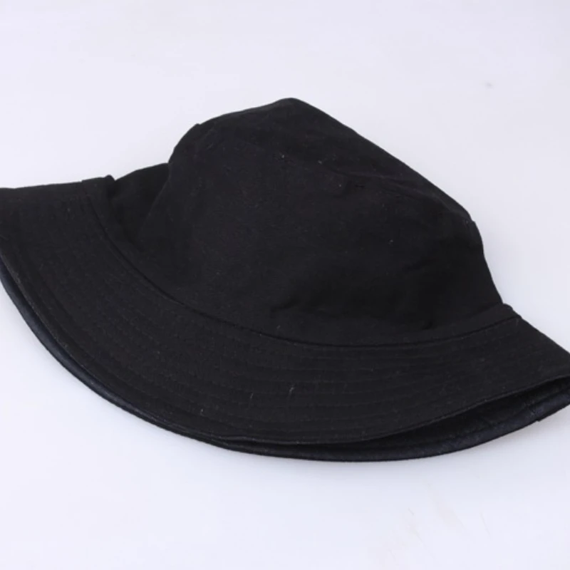 

New Embroidery Smile Face Bucket Hats For Women Fashion Men Summer Sun Fishing Cotton Fisherman Hat Cute Girls Beach Panama Cap