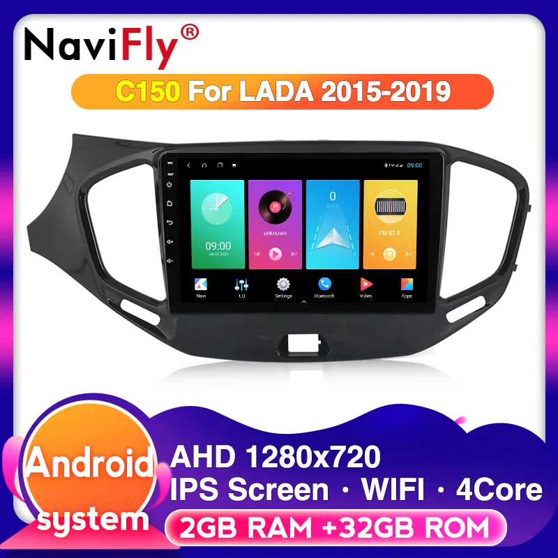Автомагнитола для LADA Vesta мультимедийный стерео плеер с 4G LTE на платформе Android 10