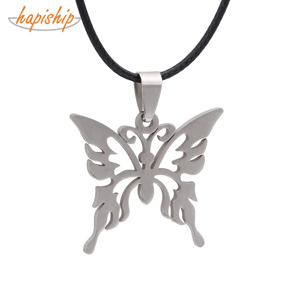 Hapiship новинка 2019 модная мужская и женская бабочка из нержавеющей стали см х