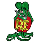 Куртка с вышивкой крыса, с аппликацией