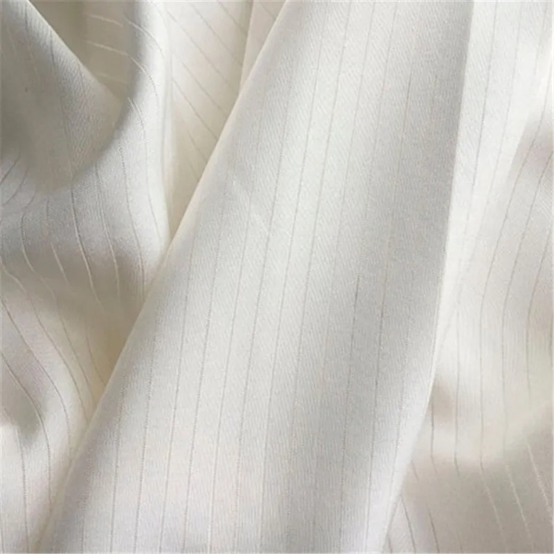 Шелковая ткань в полоску жаккардовая шелковая для женщин рождественский подарок