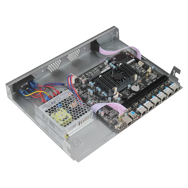 Pfsense мягкая маршрутизация 1U 6 LAN 3855U CPU безвентиляторный 13 дюймовый внутренний