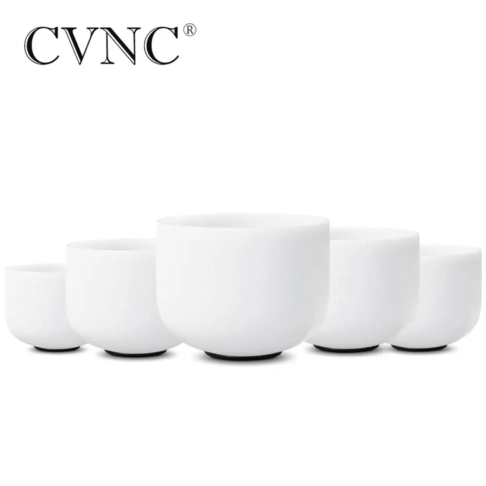 CVNC 440 Гц или 432 Гц 5 шт. " Note C# D# F# G# A# матовые кварцевые поющие чаши