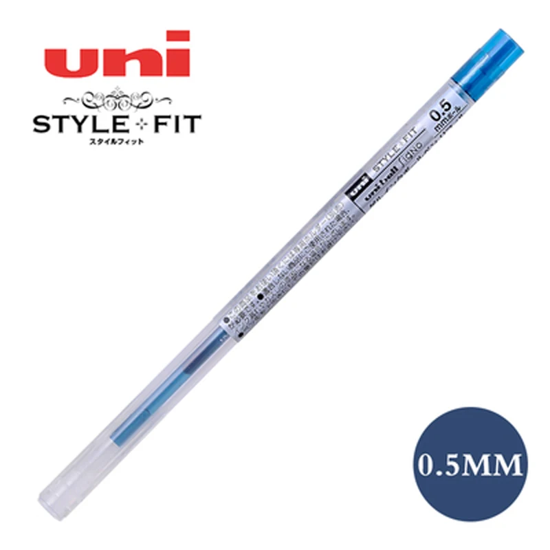 Uni style Fit гелевая мульти ручка заправка-0,5 mm-16 цвета черный/синий/золотой/розовый Пишущие принадлежности UMR-109-05 - Цвет: Blue Black
