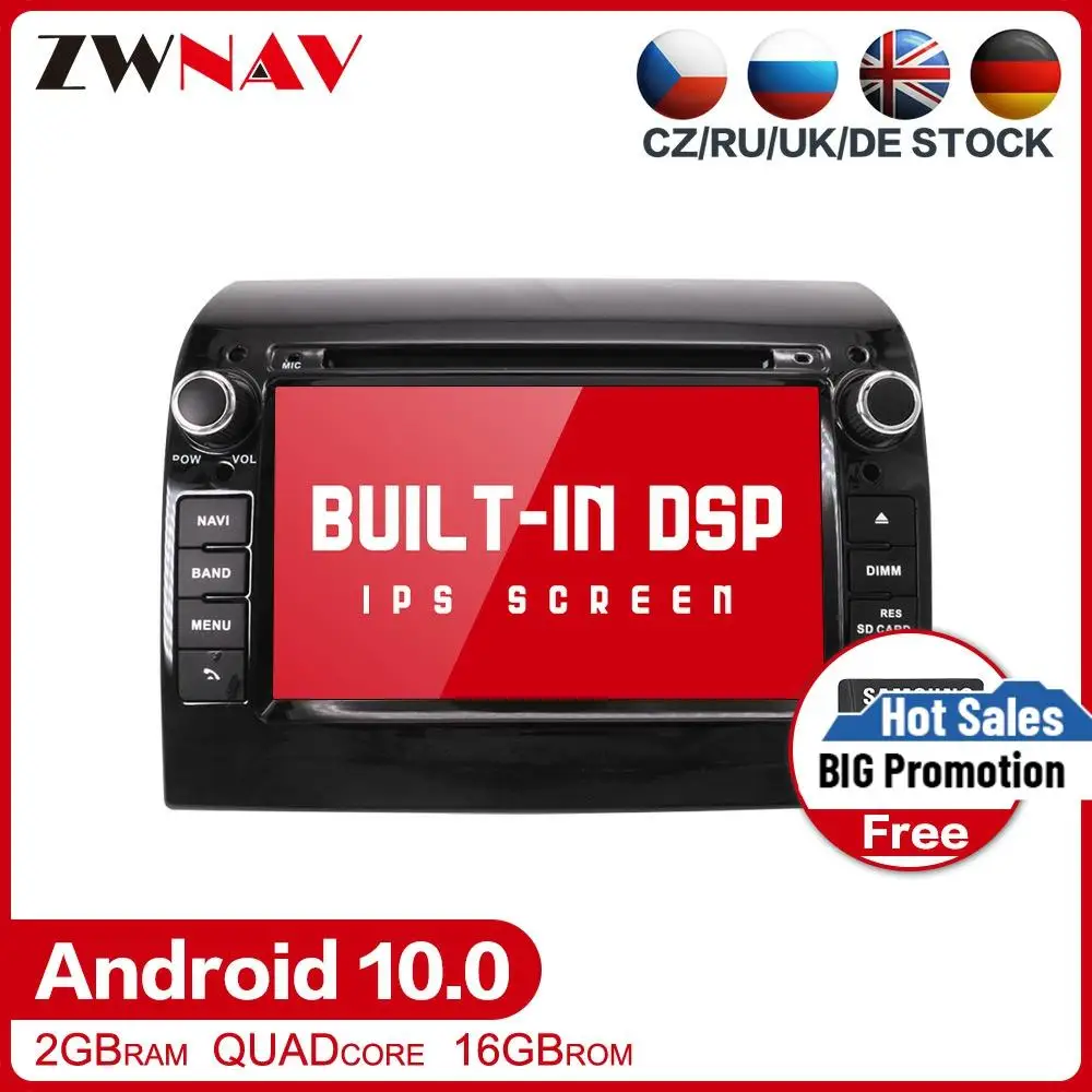 Android 10 0 Автомобильный мультимедийный стерео плеер для Fiat Ducato Jumper Boxer 2011 2015 DVD GPS Navi