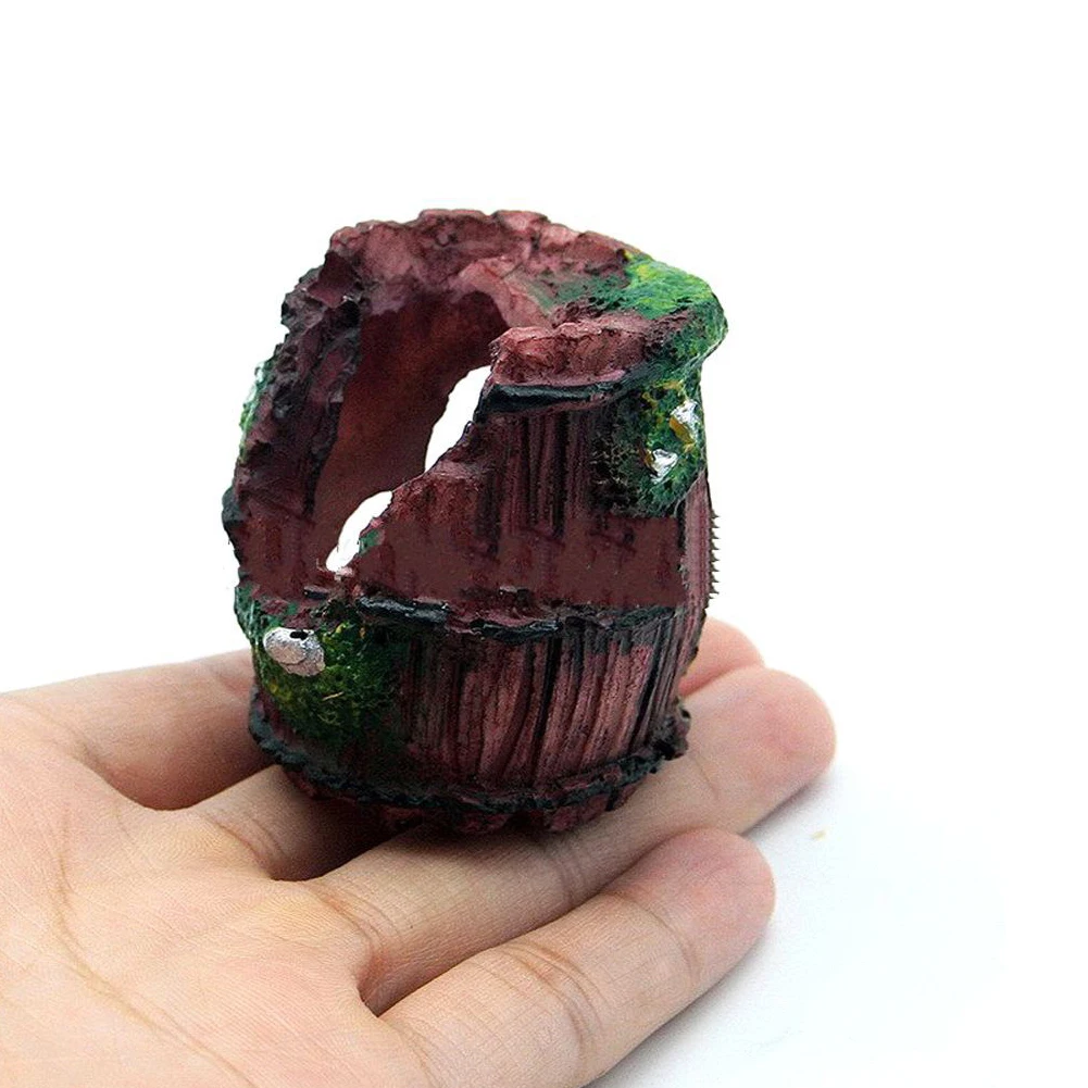 Украшение для аквариума нетоксичное Ретро стиль дома разбитая смола ремесло