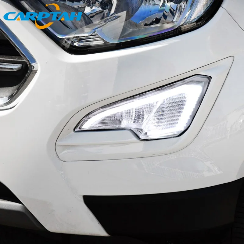 Светодиодный дневный ходовой светильник для Ford Ecosport 2018 2019 водонепроницаемый