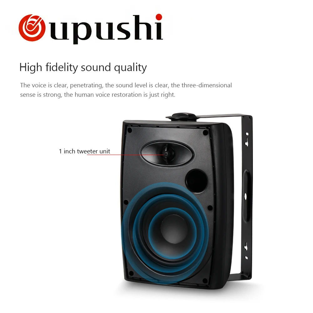Oupushi CL-304 беспроводной Bluetooth Активный настенный динамик для конференц-зала и класса и торгового центра