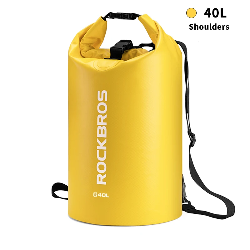 40L ROCKBROS 40L спортивная сумка для плавания, водостойкий рюкзак из ПВХ, модные сумки для женщин и мужчин, Спортивная уличная походная сумка на плечо, складные сумки - Цвет: 40L