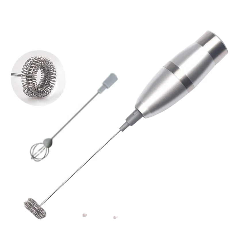 

Мини электрический пенообразователь ручной молочный пенообразователь BlenderWhisk миксер из нержавеющей стали для взбивания яиц кофе капучино ...