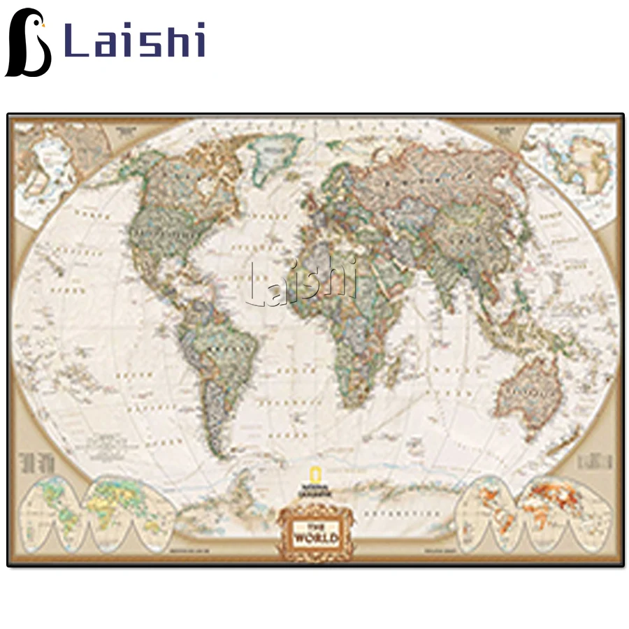 

Алмазный камни в форме ромба 5D DIY алмазная живопись Ретро Карта мира круглый бриллиант вышивка крестом Стразы мозаичная декоративная карти...