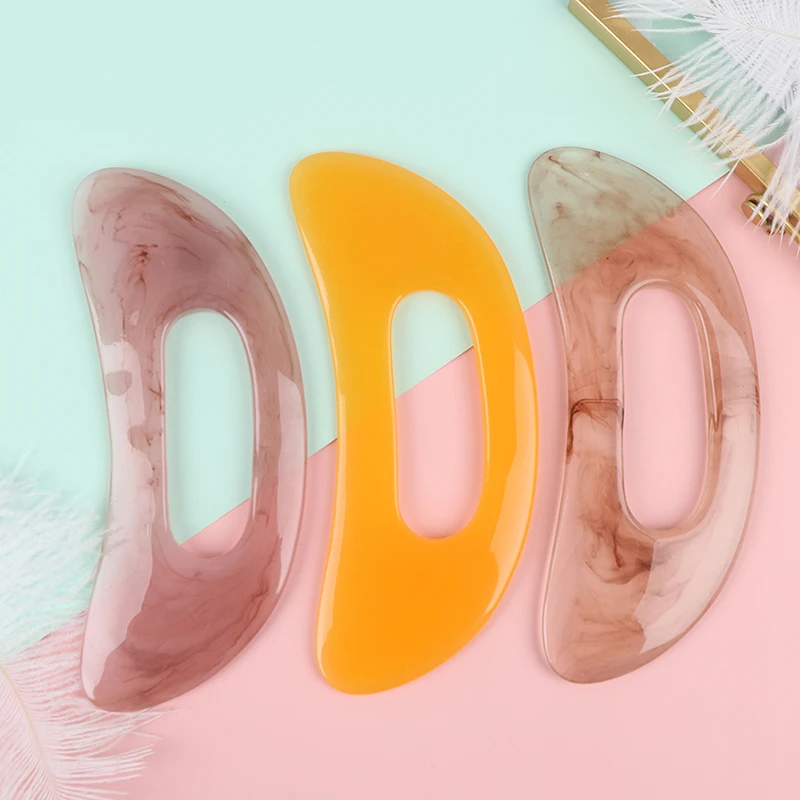 Скребок гуаша из натурального камня/синтетической смолы китайский инструмент