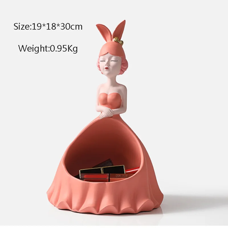 

Bunny Girl Gentlewomen Birthday Gift Artware Snack Box Decoration Design Household Home Decoration Improvement 2021
