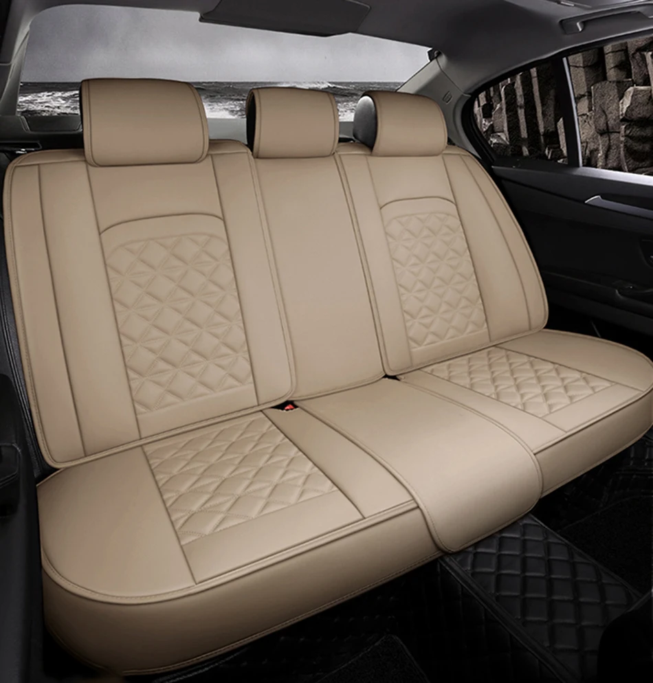 Универсальные кожаные чехлы для автомобильных сидений для Toyota Corolla Camry Rav4 Auris Prius Yalis Avensis Alphard 4Runner Hilux