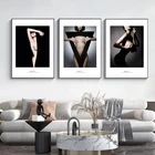 Постер на холсте с изображением сексуальной женщины в скандинавском стиле, картина для спальни, гостиной, украшение для дома