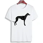 Женская футболка с коротким рукавом и принтом собаки, Минималистский Топ с принтом цитатой, женская футболка с мультяшным аниме
