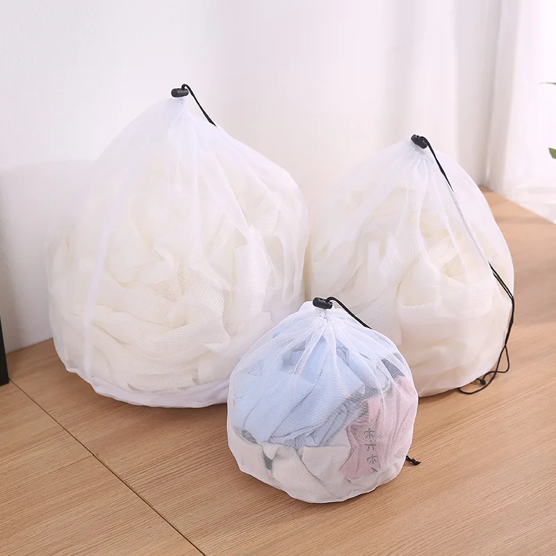 

3 Size Mesh Laundry Wash Bags Folding Underwear Bra Socks Washing Machine Cloth Protection Net Filter Laundry Clothing Care Bag