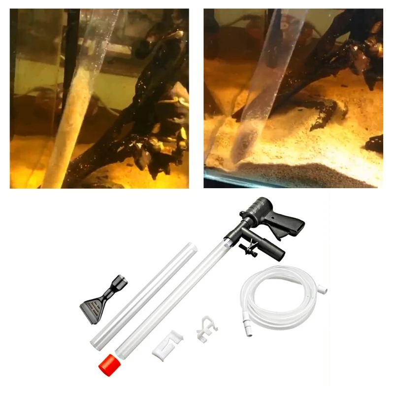 

Aquarium Water Changer Manual Suction Device Sand Washing Pump Siphon Cleaning B2QB