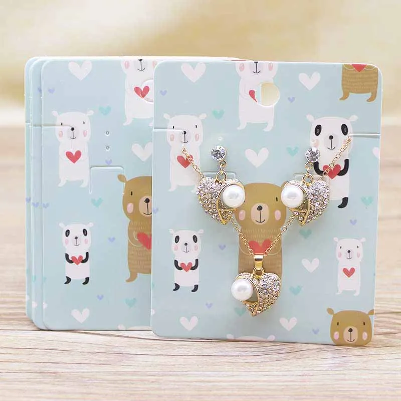 Новое поступление карточка для упаковки ювелирных изделий 8*10 см фрукты/цветы