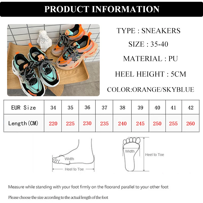 Женские кроссовки на толстой подошве Rimocy 2020 разноцветные из вулканизированной