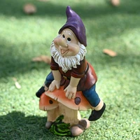 naughty dwarfs figurines funny resin garden gnome statue lovely crafts garden decoration gnomes figurines outdoor house decor%e2%9c%88%e2%9c%88%e2%9c%88