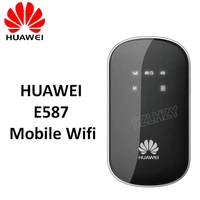 unlocked huawei e587 3g mobile router 43 2mpbs pocket wifi wireless hotspot 2200mah battery with sim card slot