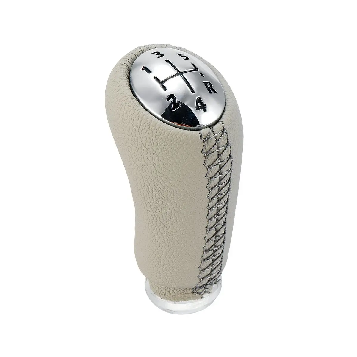 Gloss Silver Матовый блесек для губ Кепки 5 Скорость ручка переключения рулевого механизма автомобиля для Renault Laguna Megane 2 Рено Клио 3 2003-2009 Kangoo 2009 кожа палка Замена - Название цвета: Gloss Silver