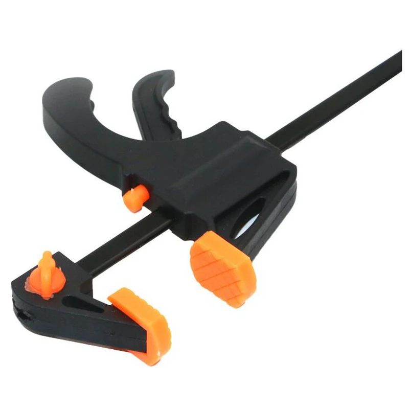 1pc 4 Inch Woodworking F Clamps Clip Quick Release Ratchet Bar Clamp Clip Grip Spreader Gadget Tool