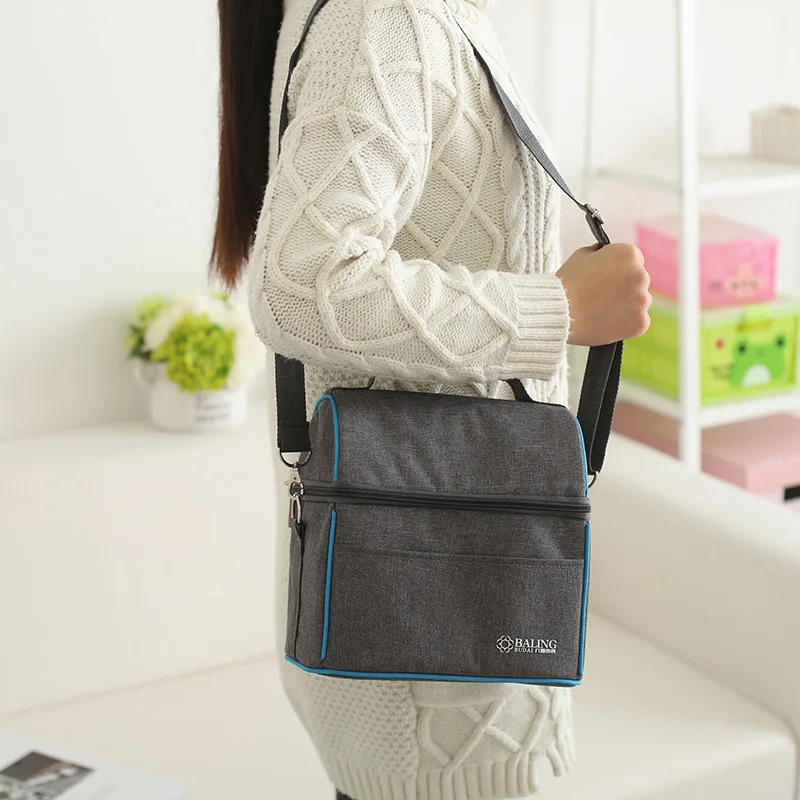 GUMST new fashion Oxford cloth food thermal bag thermo lunch for kids women or men Large capacity insulated picnic box | Багаж и сумки